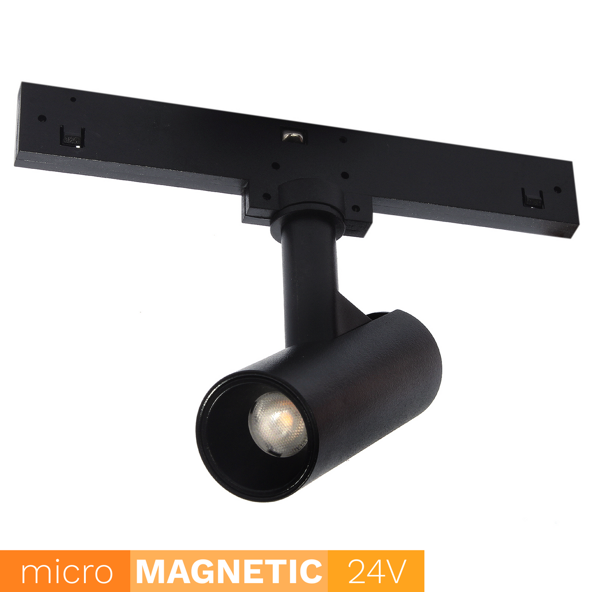 Reflektor spot do szyn magnetycznych UN5-L20 Micro Magnetic 3W 3000K czarny
