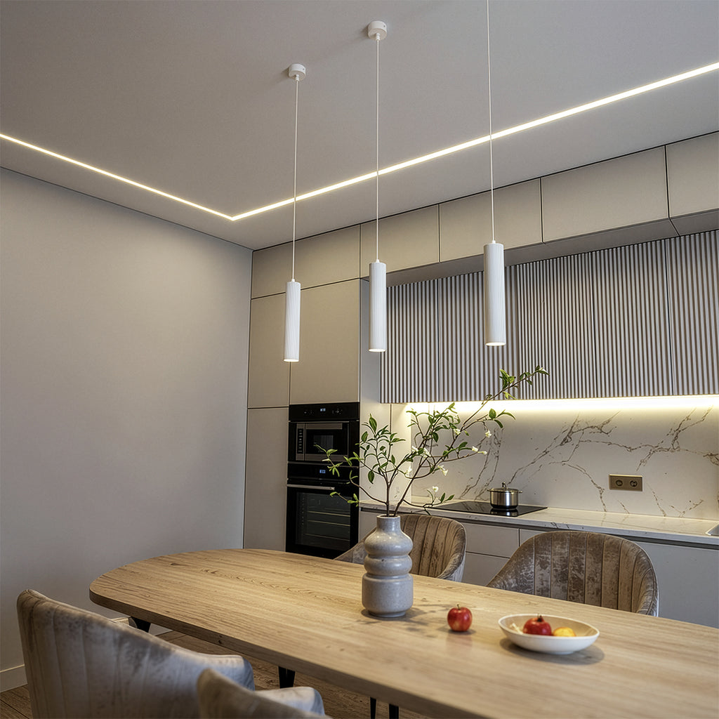 Lampa wisząca 1 x GU10 ESLA KJ2118 biały
