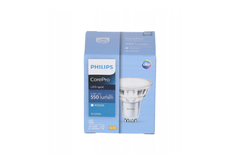 Żarówka GU10 4.9W 550 lm 4000K Philips