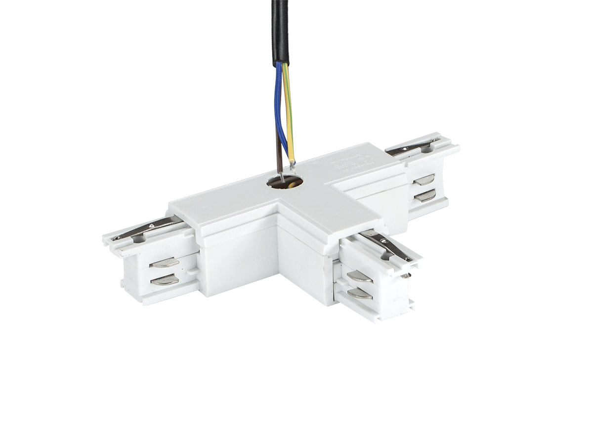 Trójnik do szyn 3-Fazowych Track System 230V biały