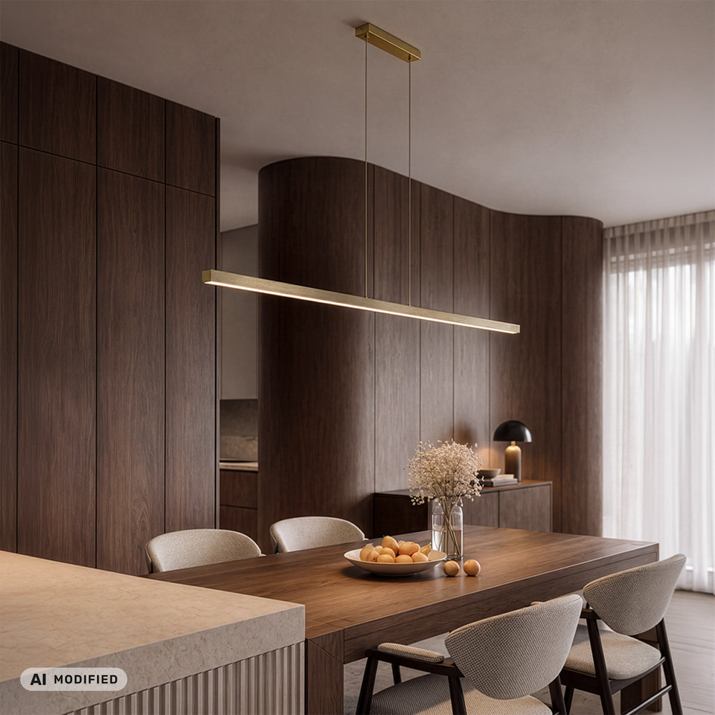 Lampa Liniowa LED Wisząca MERIDA DDXT2000 15W 120cm Złoty CCT