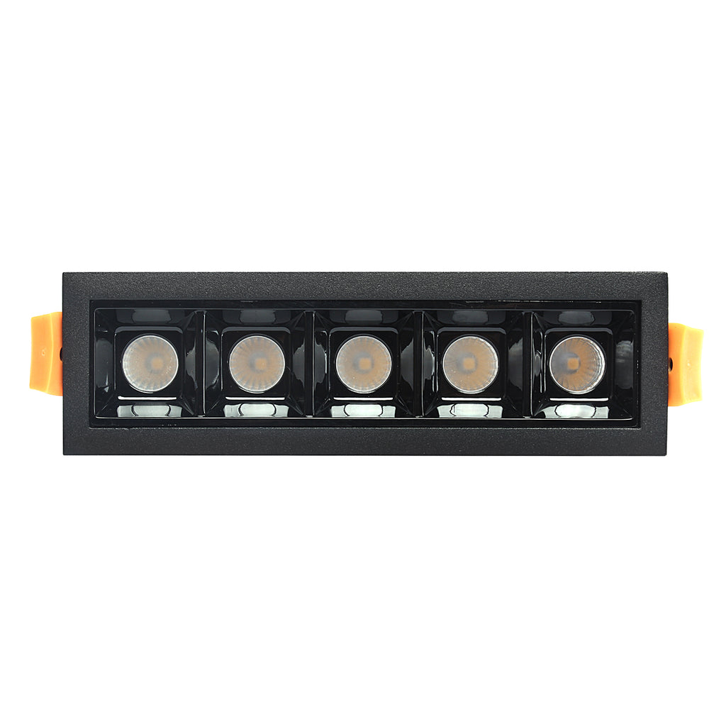 Lampa liniowa Led podtynkowa 10W 3000K czarna JDL-5T
