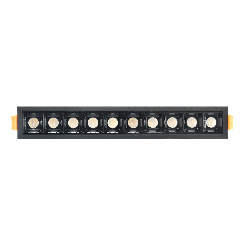Lampa liniowa Led podtynkowa 20W 4000K czarna JDL-10T