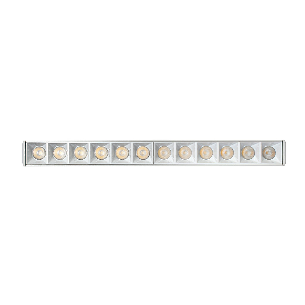 Lampa magnetyczna z diodami  12W 3000K DDCX-GS12-220 Biała
