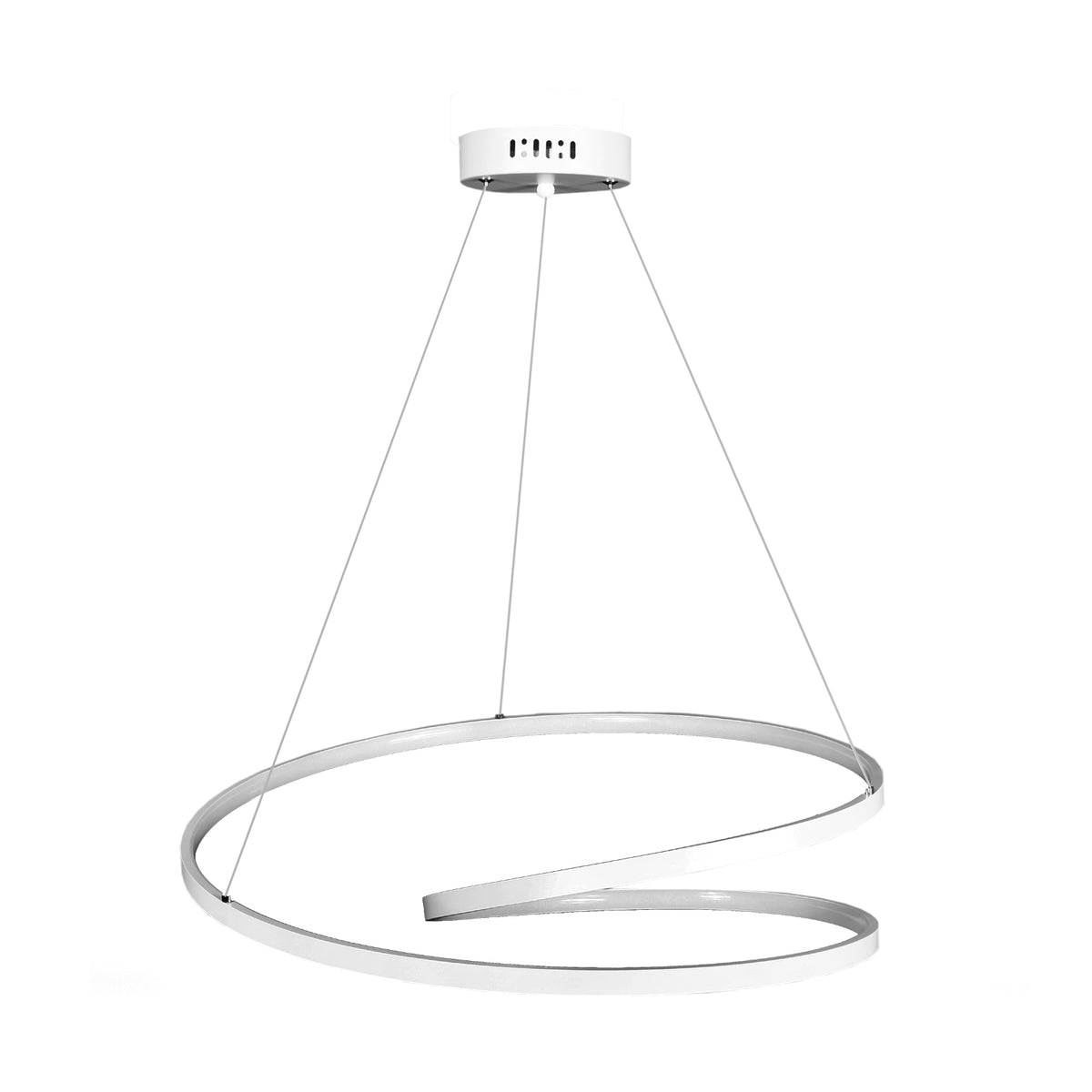 Lampa wisząca led 60w biała DL-J06 + Pilot MONA