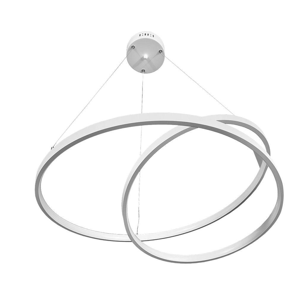Lampa wisząca led 60w biała DL-J06 + Pilot MONA