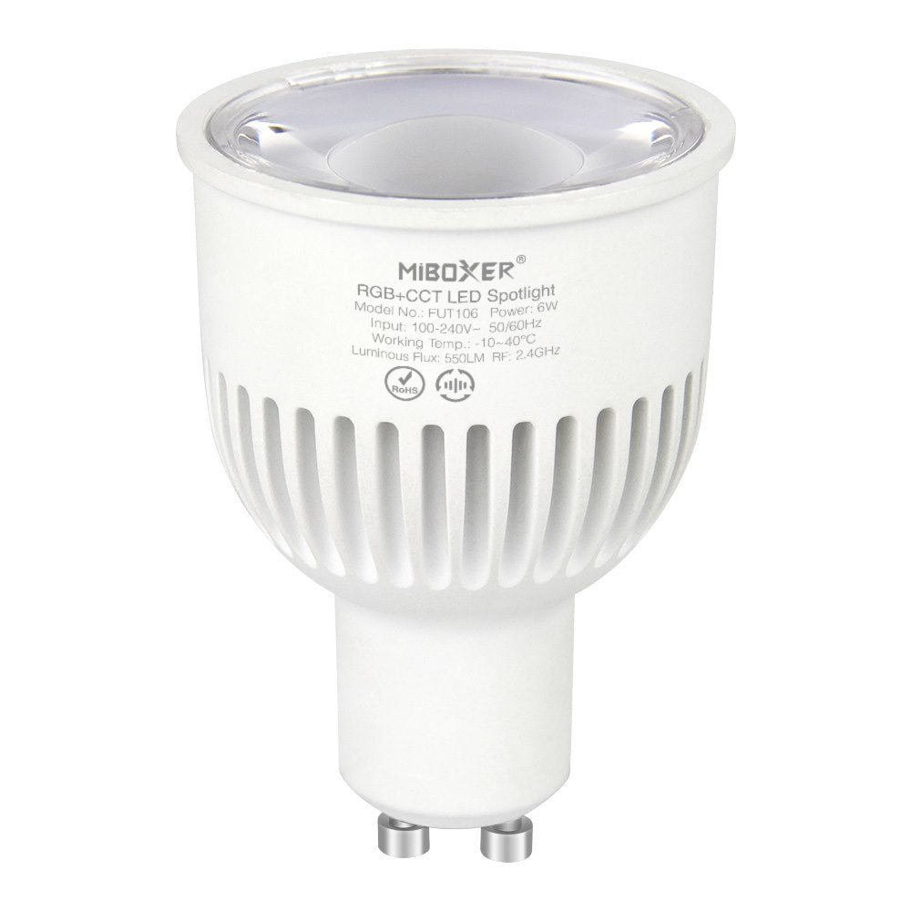 Mi-Light LED GU10 6W RF 2.4G RGB+CCT