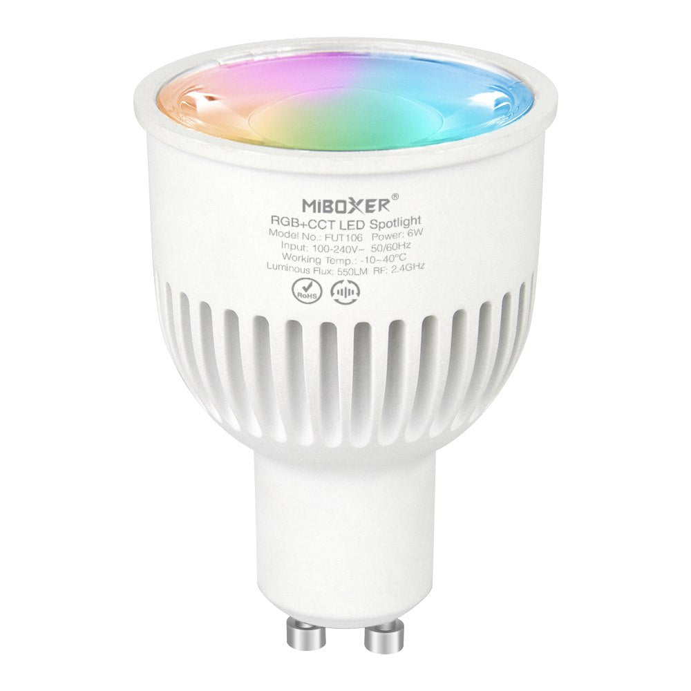 Mi-Light LED GU10 6W RF 2.4G RGB+CCT