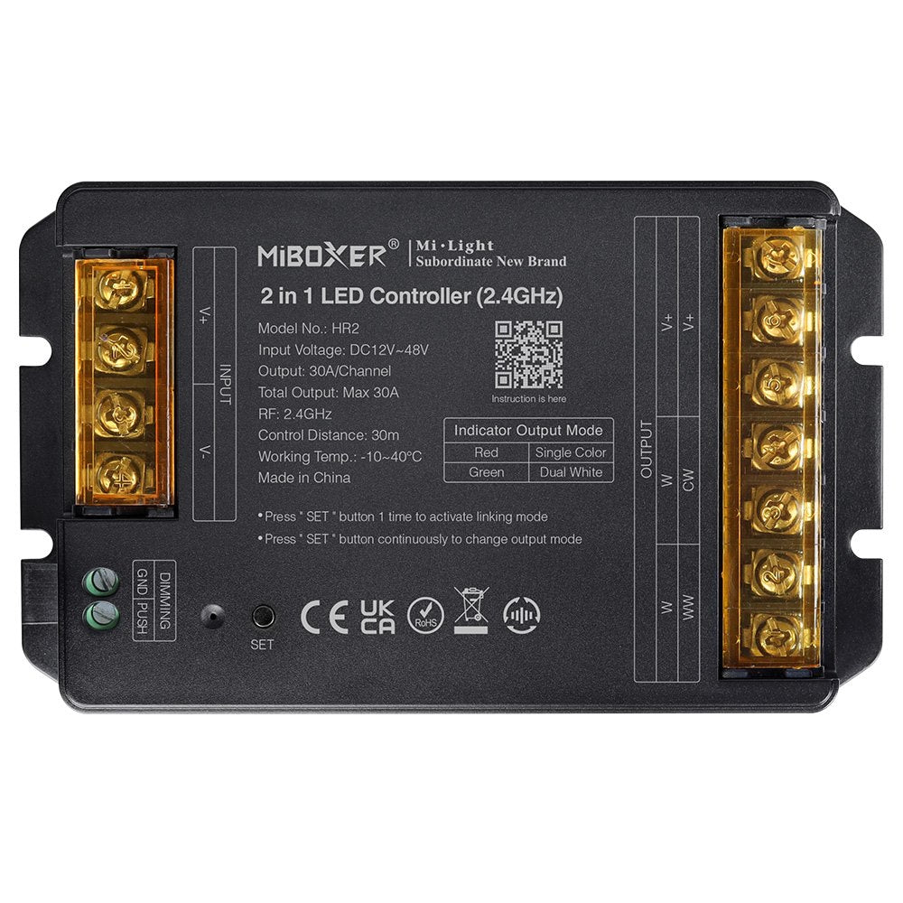 Sterownik HR2 RF 2.4G 30A 2in1  MONO/CCT