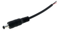 Wtyk DC z przewodem 7 cm 2,1x5,5