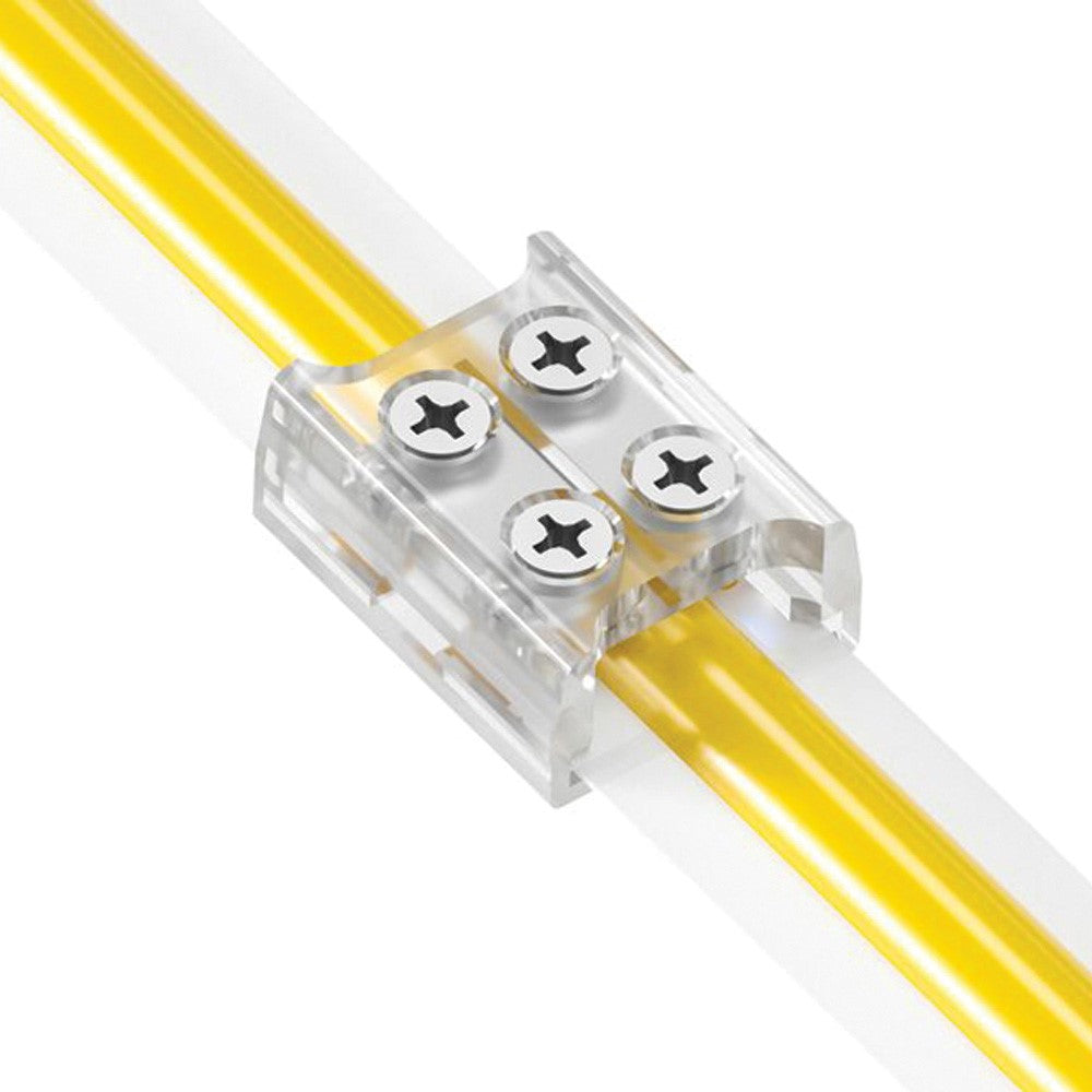 Złączka skręcana prosta taśma- taśma 8mm