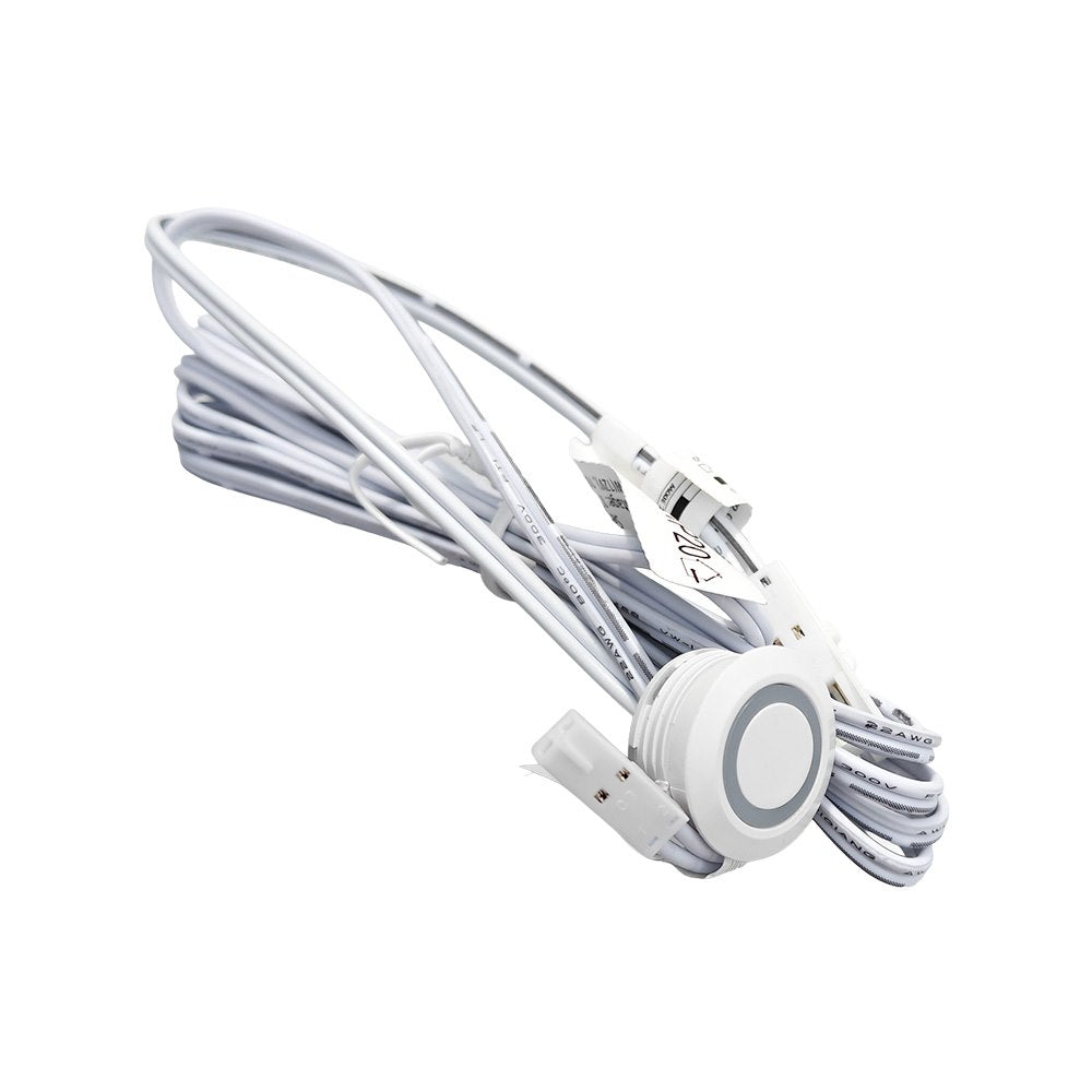 Włącznik dotykowy ze ściemniaczem biały 60/100W 12-24V