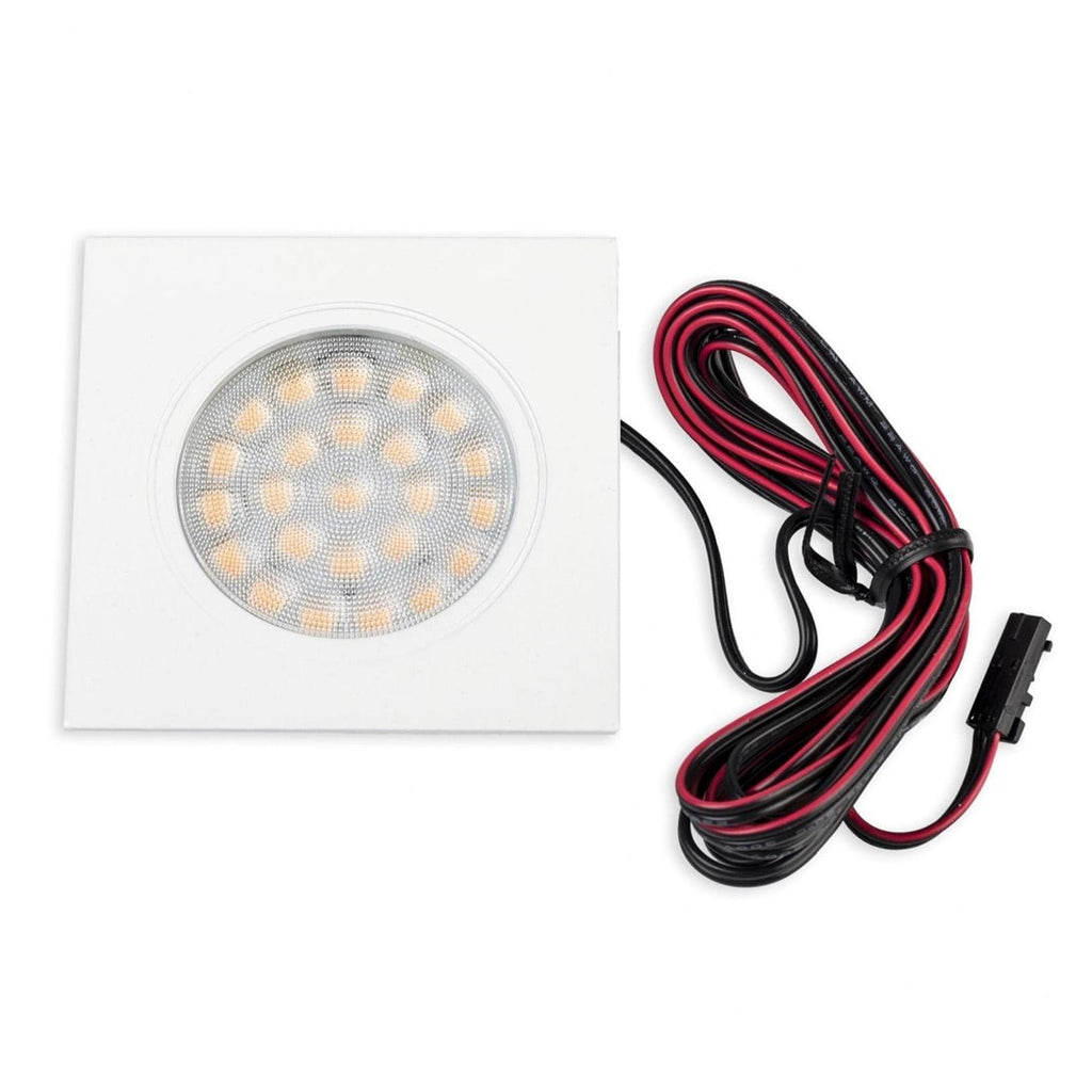 Oprawa meblowa 24 SMD kwadrat biała