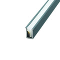 Profil aluminiowy TINY 3m Wpuszczanyszary z silikonową osłoną