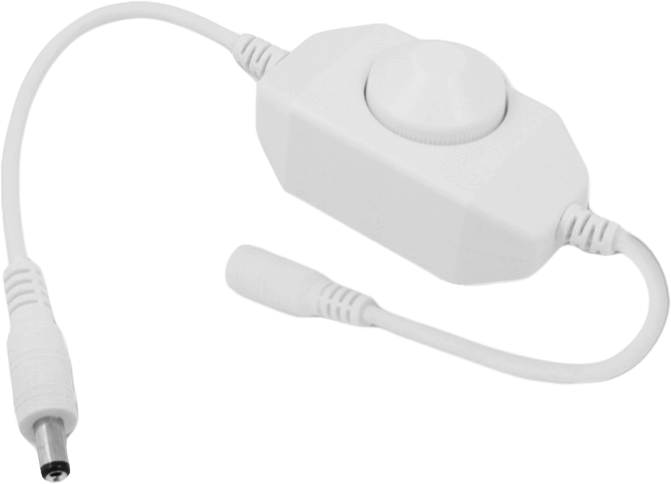 Ściemniacz LED 48W manualny biały