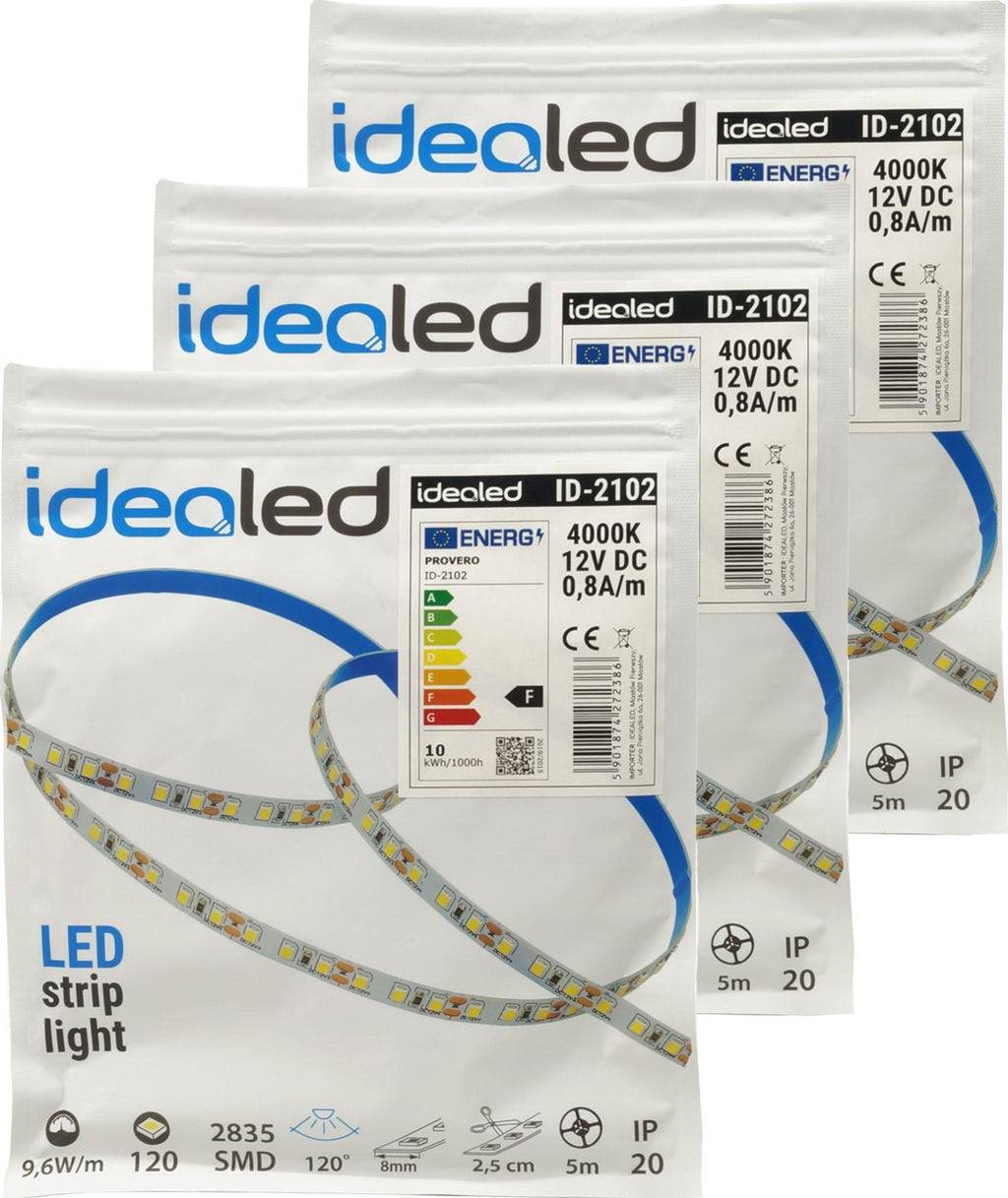 Taśma LED 120 SMD 2835 IP20 - neutralna9,6W/m