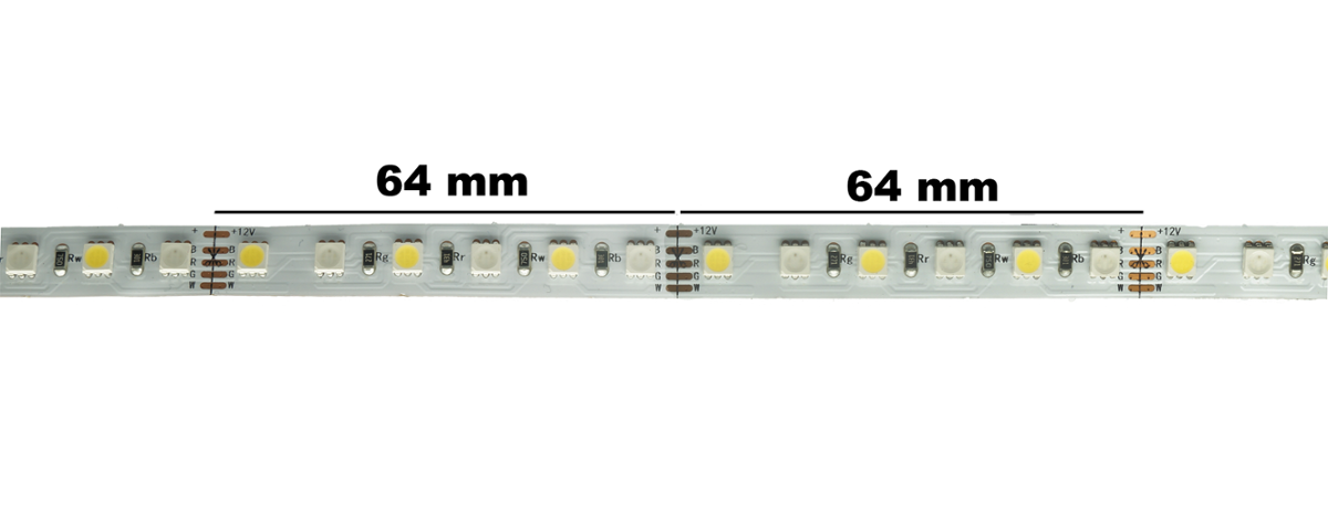 Taśma LED PRO 96 SMD 4040 RGB+W 22W/m