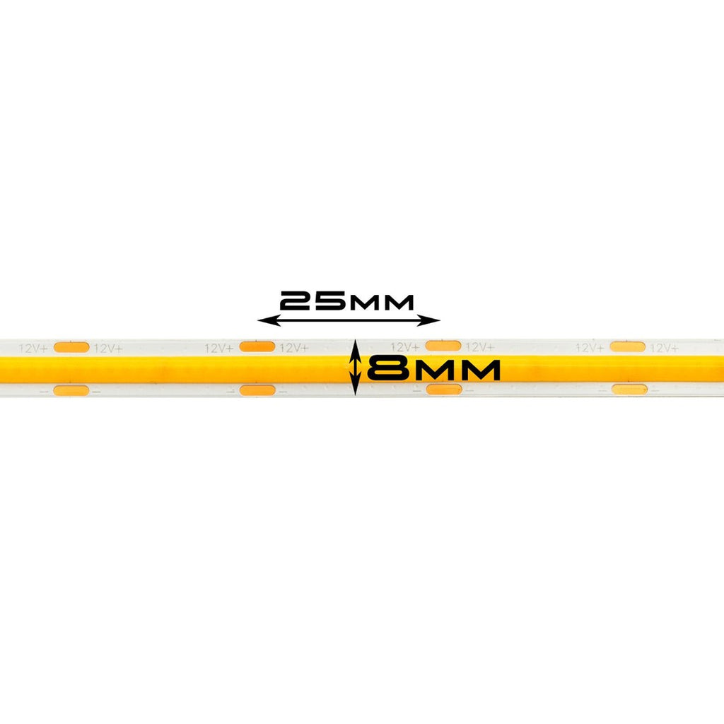 Taśma LED COB 480 4000K 12V 4,9W/m IP20