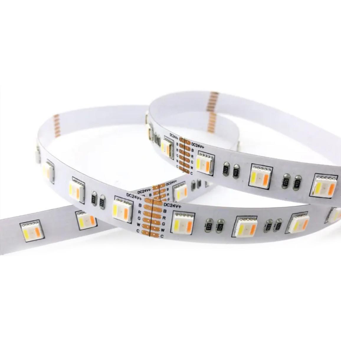 Taśma LED 60 SMD IP20 - RGBCCT 24V 5w1