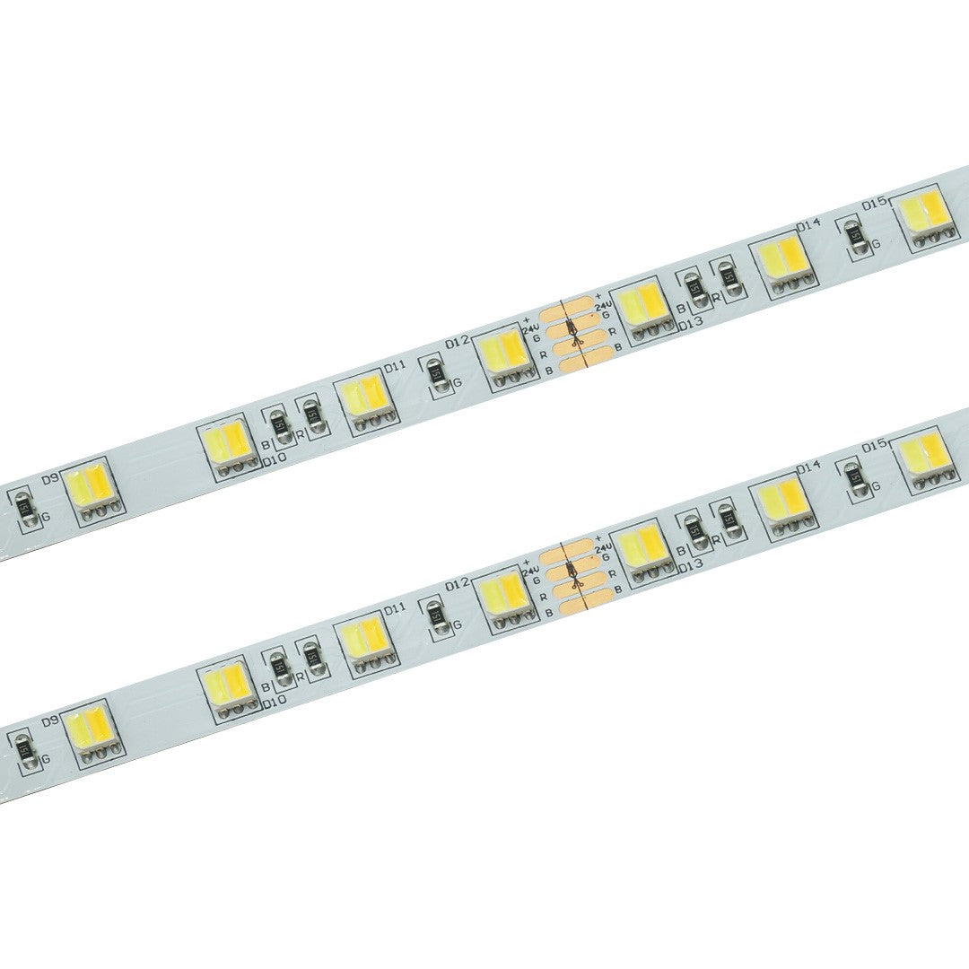 Taśma LED 60 SMD 5025 ciepła/zimna 24V CCT 3000-6500K ciepła, neutralna, zimna