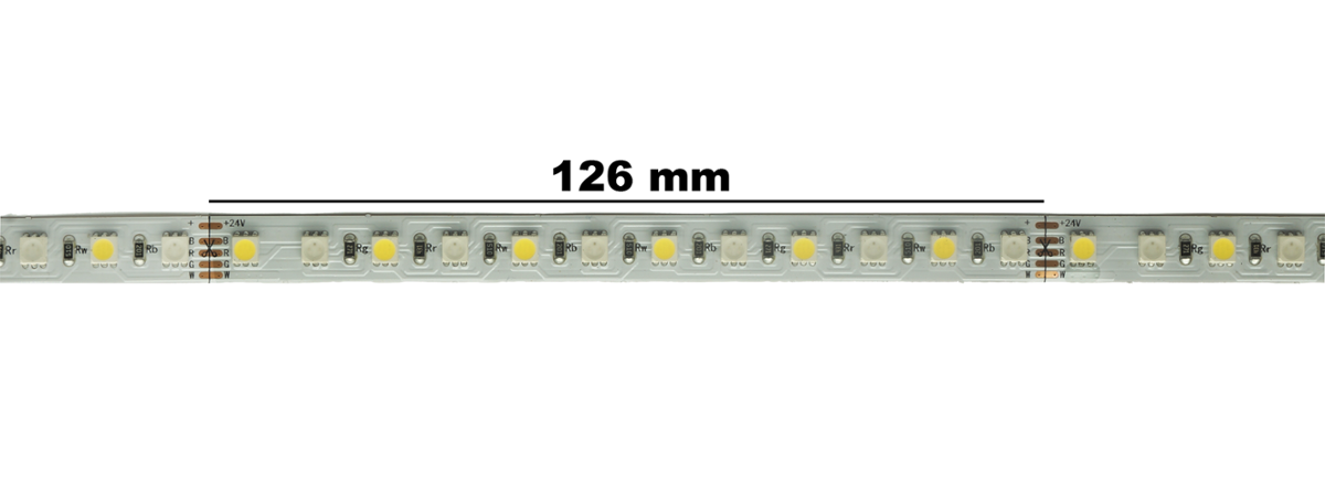 Taśma LED PRO 96 SMD 4040 RGB+W 24V rolka 30m