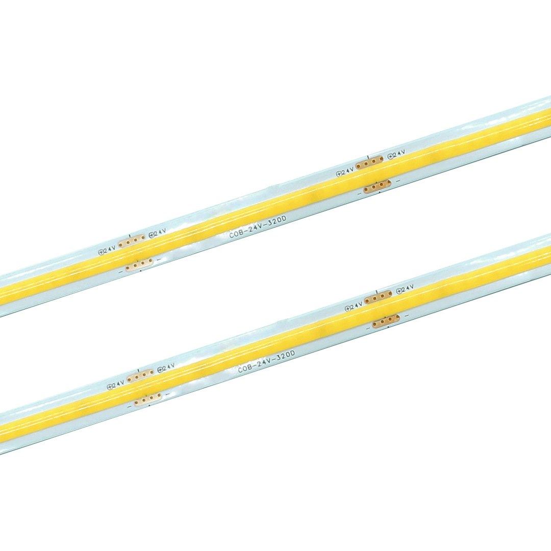 Taśma LED COB 320SMD 3000K 24V 5W/m IP20 rolka 50m