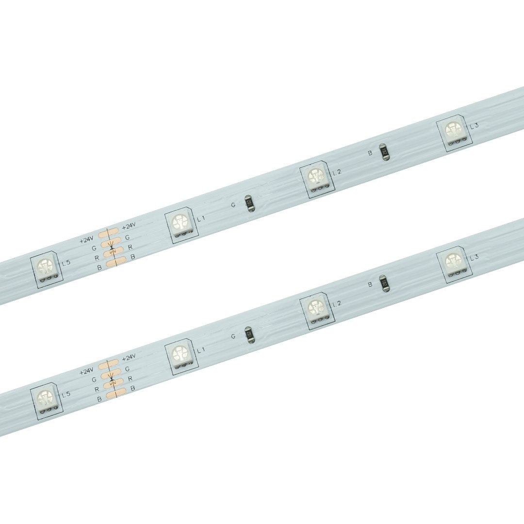 Taśma LED 30 SMD 5050 IP20 RGB 24V 7,2W/m -50m