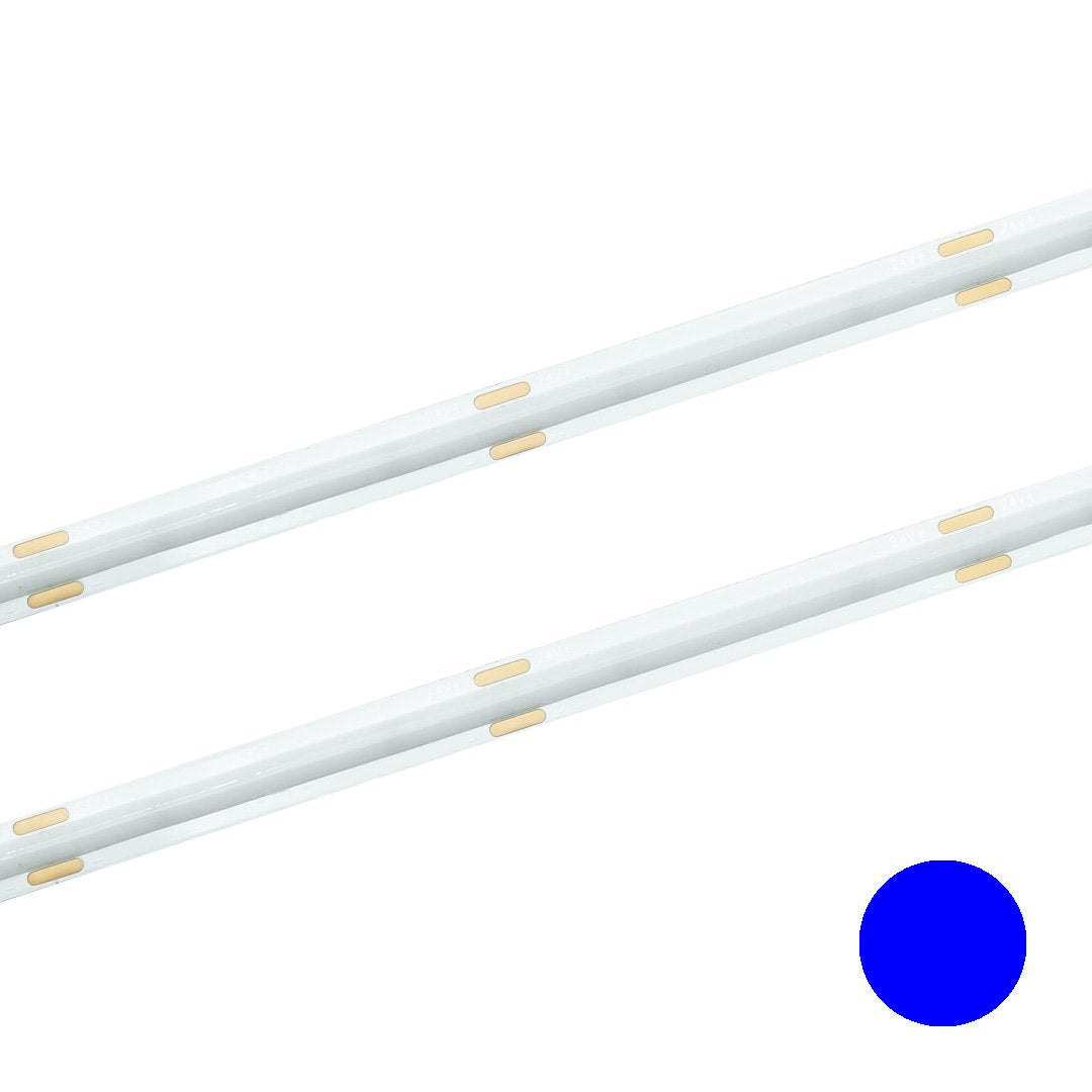 Taśma LED COB 480 niebieska 24V 8mm 11W 50M