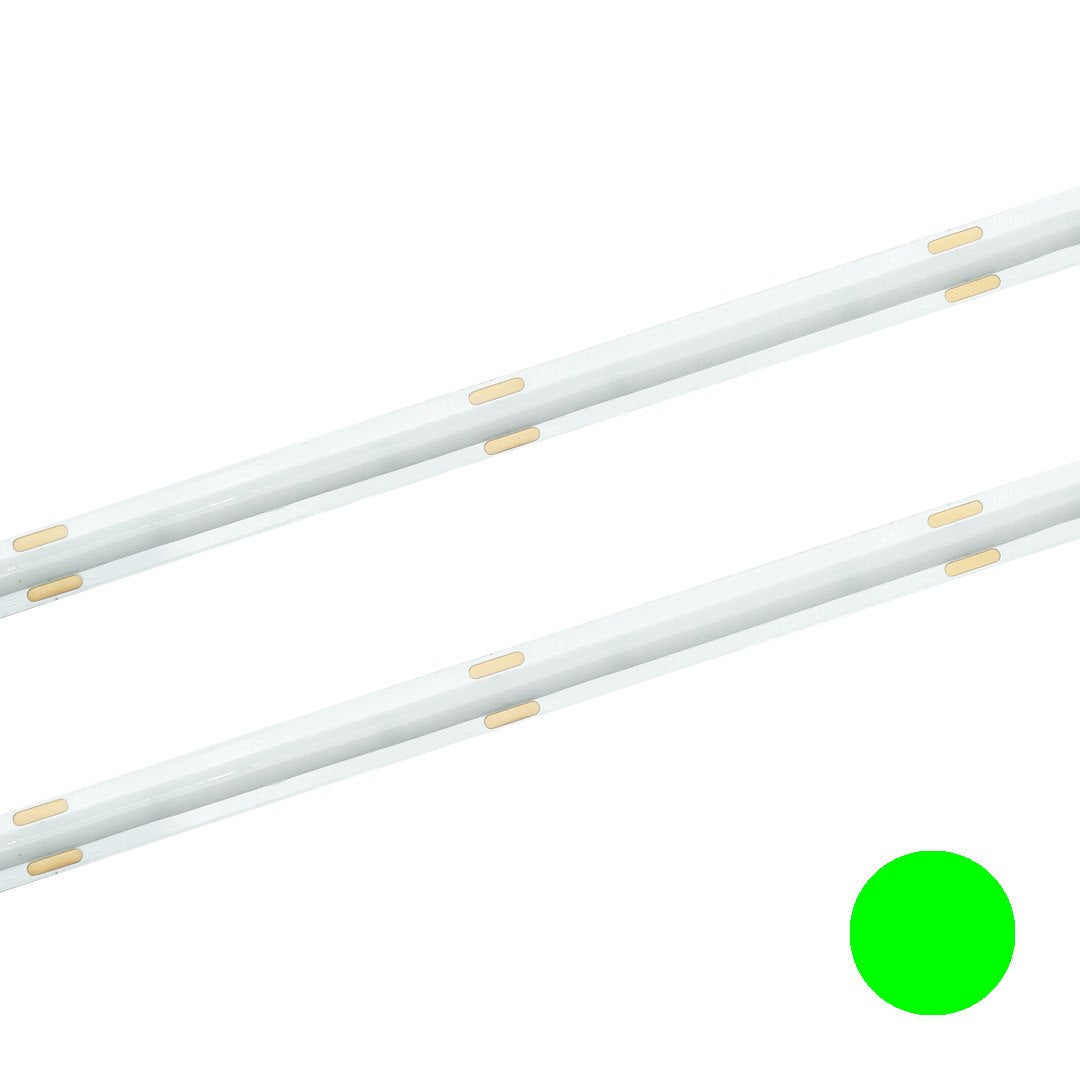 Taśma LED COB 480 zielona 24V 11W/m 8mm 50M