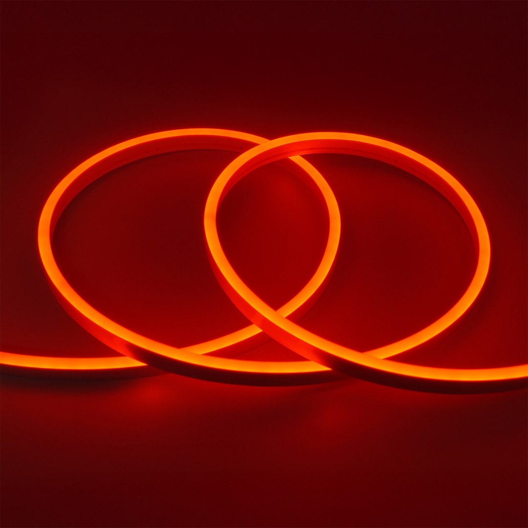 LED NEON FLEX 24V DC czerwona 6*12mm 9W/m 100m