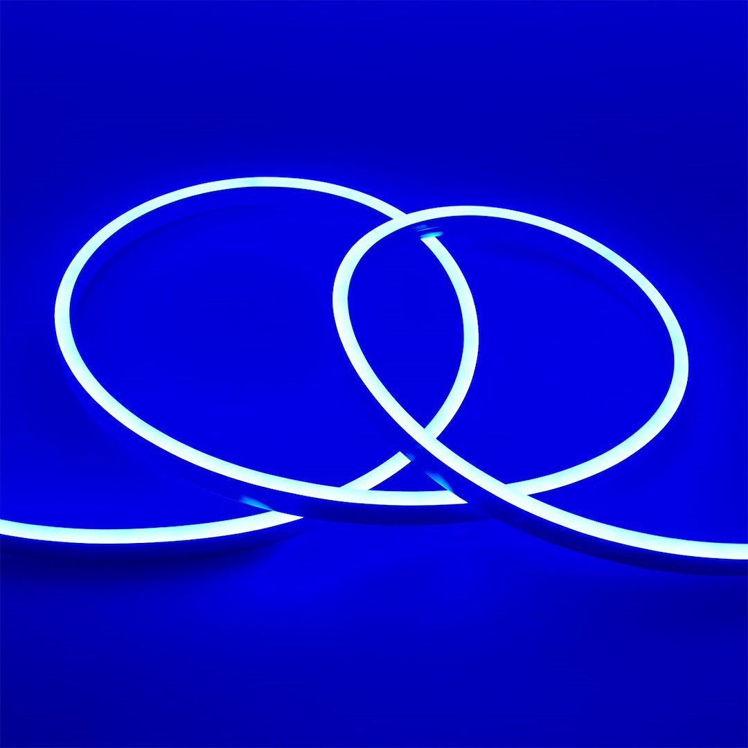LED NEON FLEX 24V DC niebieska 6*12mm 9W/m 100m