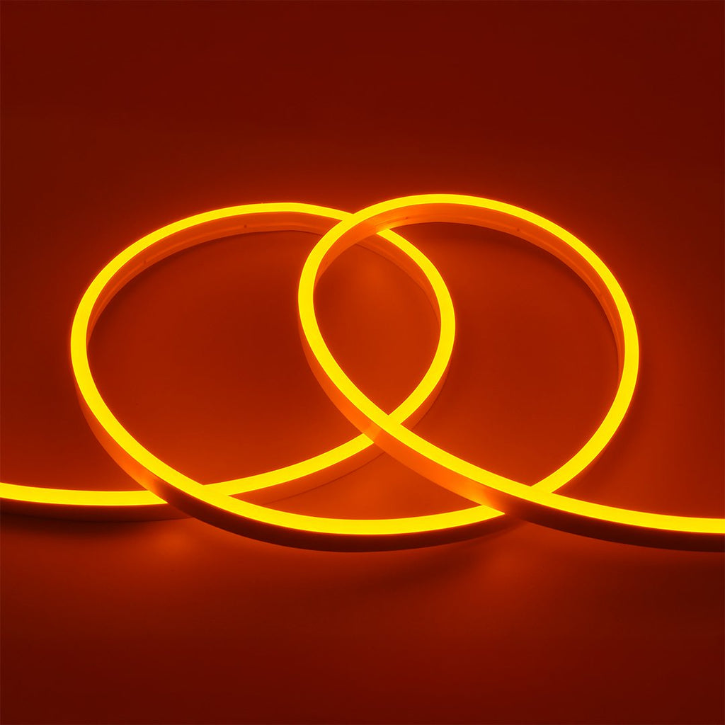 LED NEON FLEX 24V DC pomarańczowa 6*12mm 9W/m