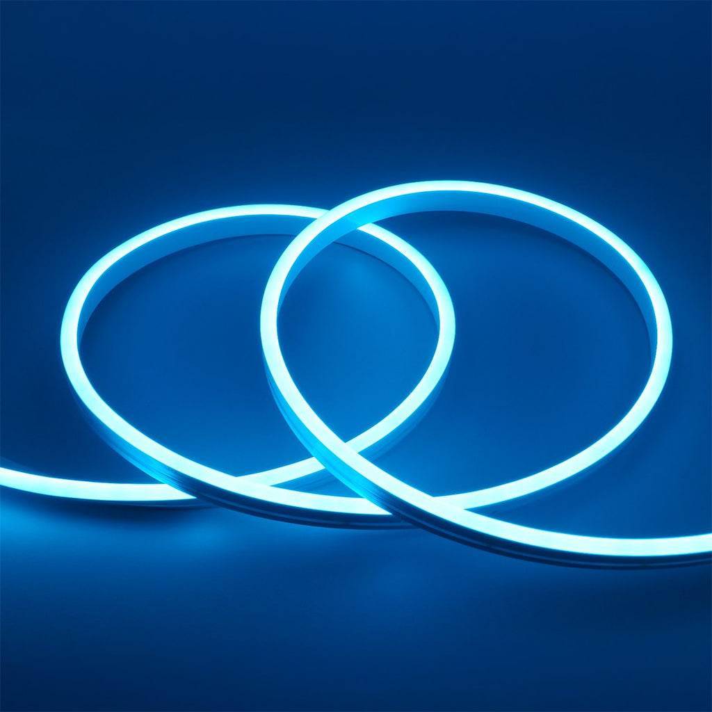 LED NEON FLEX 24V DC lodowy niebieski 6*12mm 9W/m