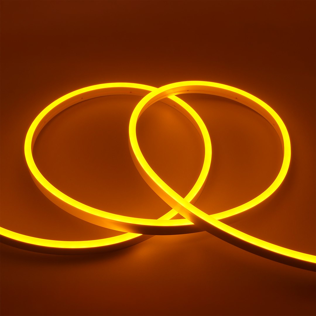 LED NEON FLEX 24V DC bursztynowy 6*12mm 9W/m
