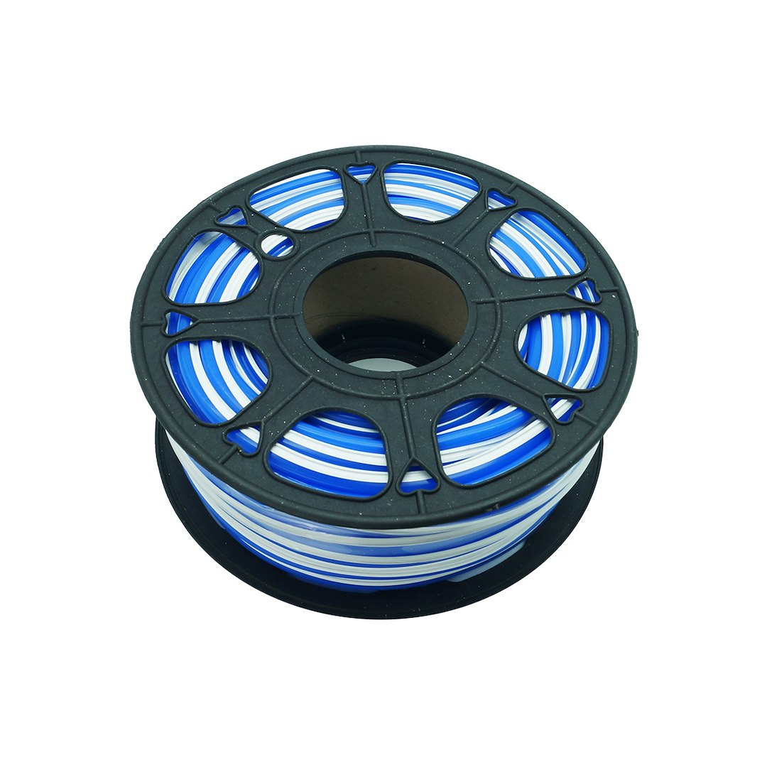 Neon frez 6 mm silikonowa osłona do taśmy LED niebieska