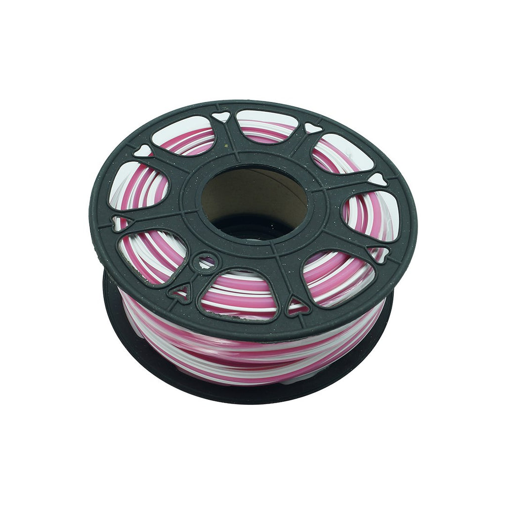 Neon frez 6 mm silikonowa osłona dotaśmy LED różowa