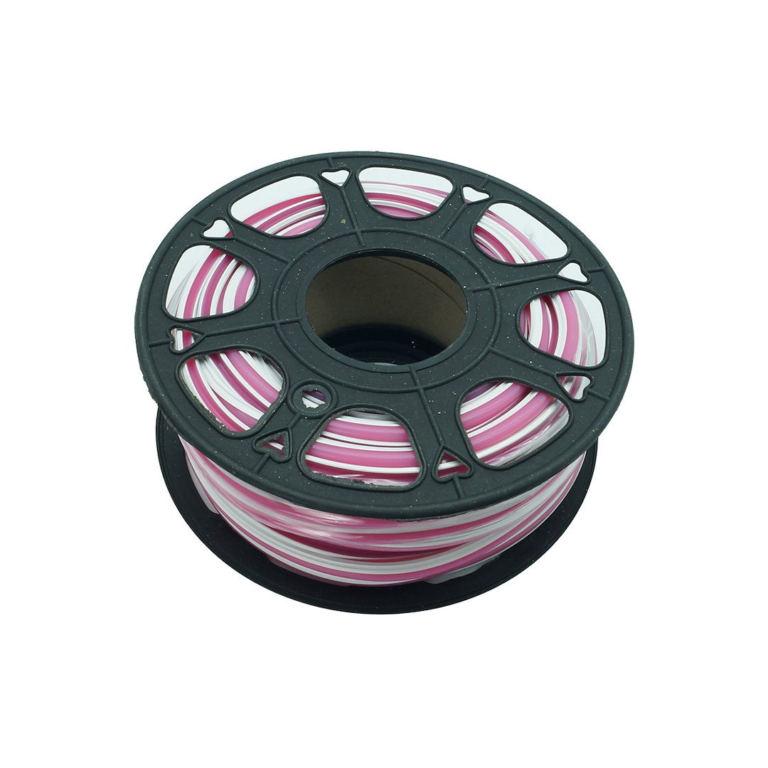 Neon frez 6 mm silikonowa osłona dotaśmy LED różowa