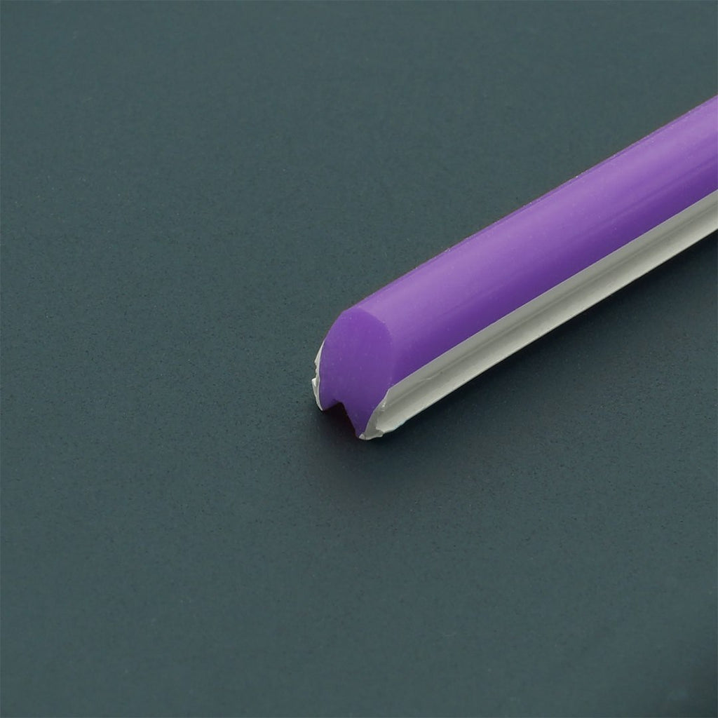 Neon frez 6 mm silikonowa osłona do taśmy LED fioletowa