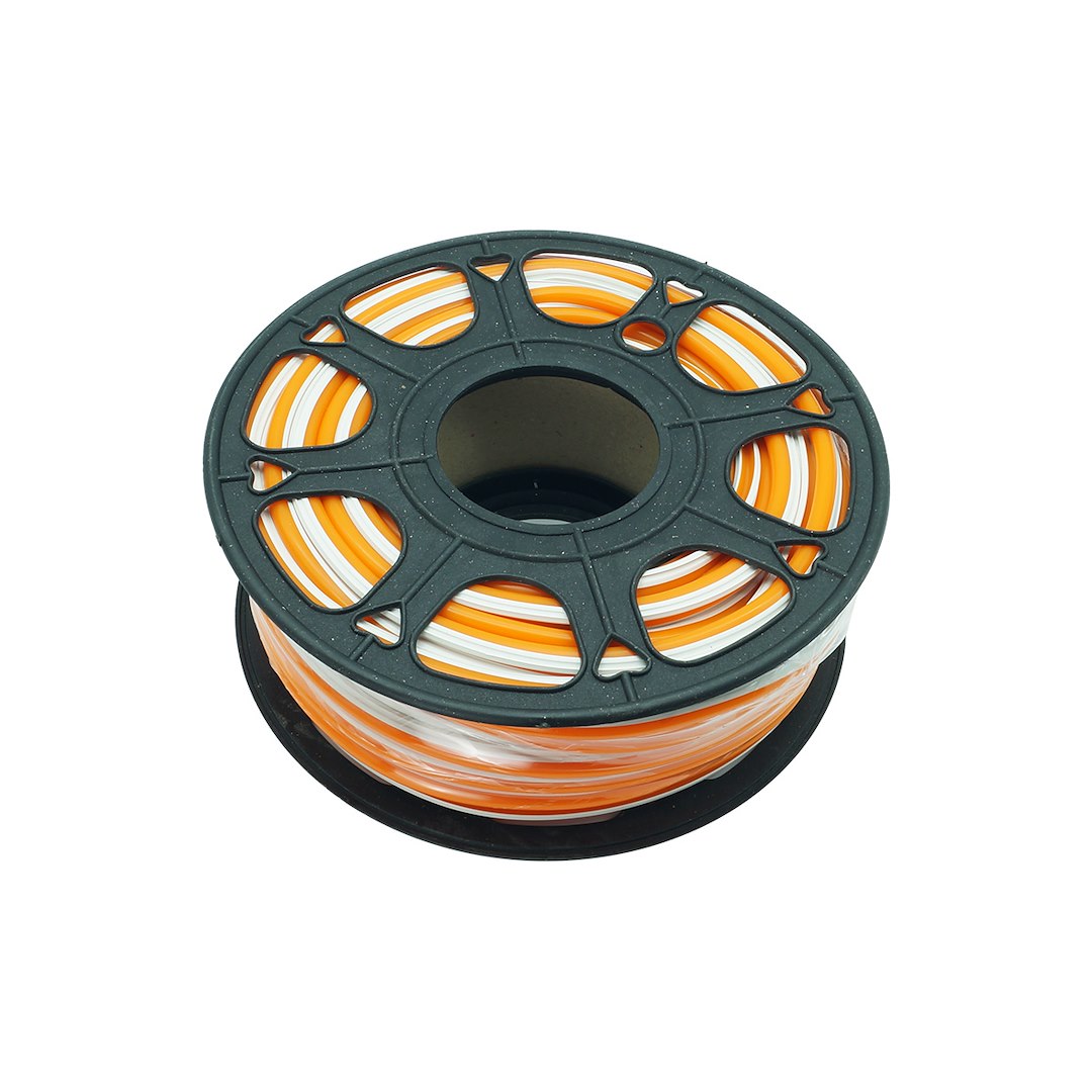 Neon frez 6 mm silikonowa osłona do taśmy LED pomarańczowa