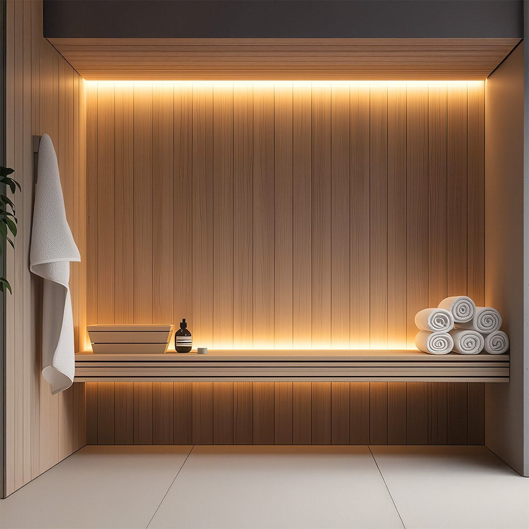 Taśma LED COB 480 3000K 24V 10W/m SAUNA IP68