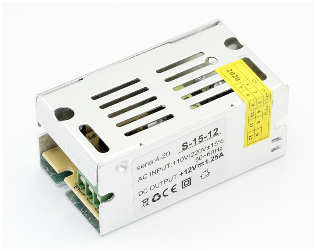 Komp. zasilania 12VDC IP20 1,25A 15W