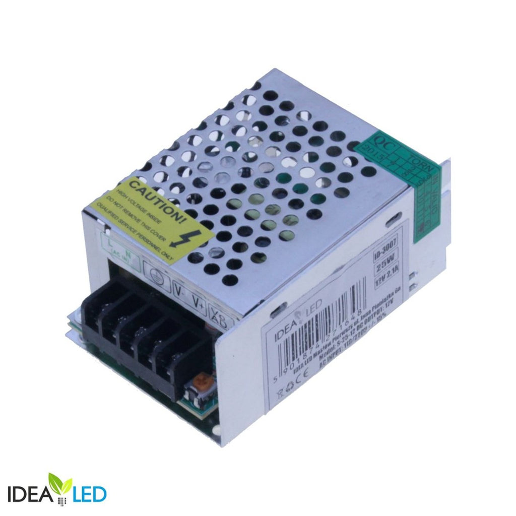 Komp. zasilania 12VDC IP20 2,1A 25W