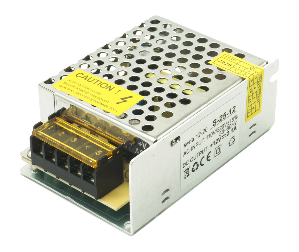 Komp. zasilania 12VDC IP20 2,1A 25W