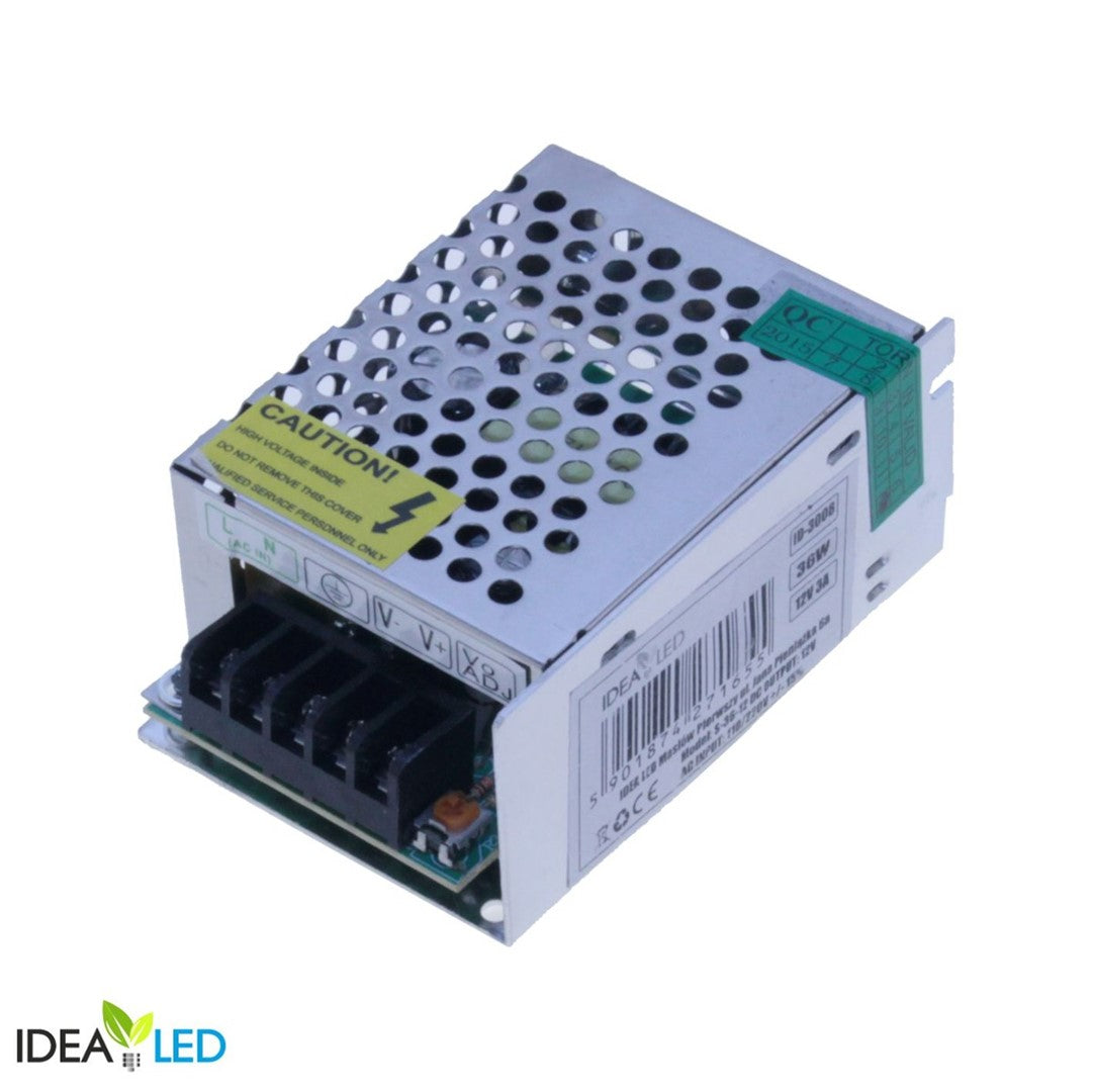 Komp. zasilania 12VDC IP20 3A 36W