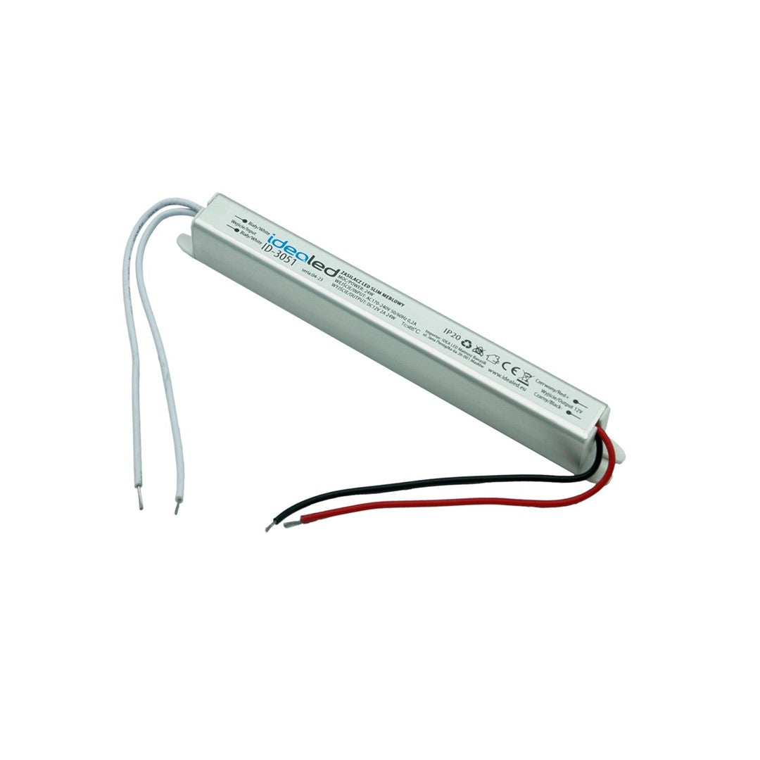 Komp. zasilania SLIM meblowy 12V DC 24W