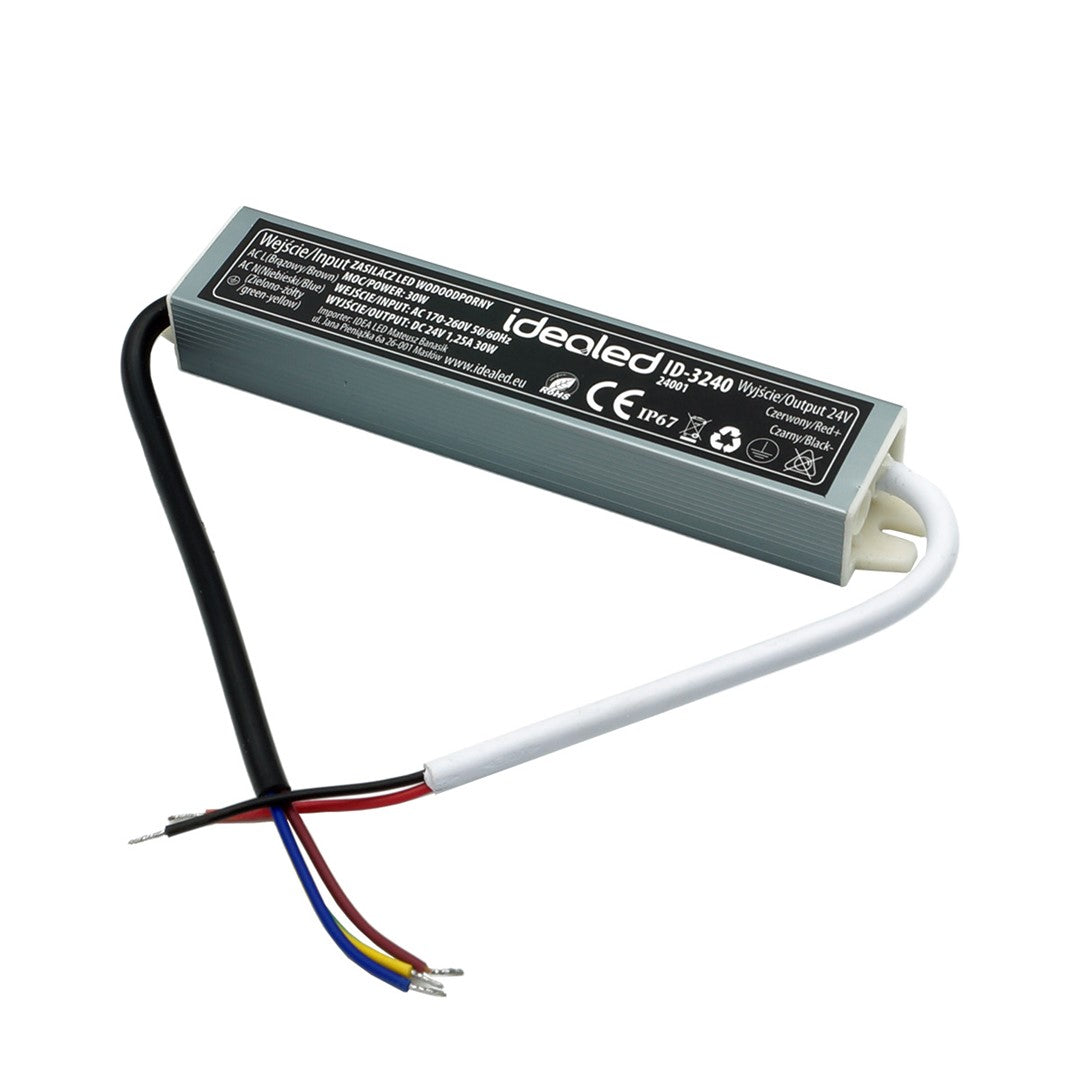 Komp. zasilania wodoodp. IP67 1,25A 30W24V DC