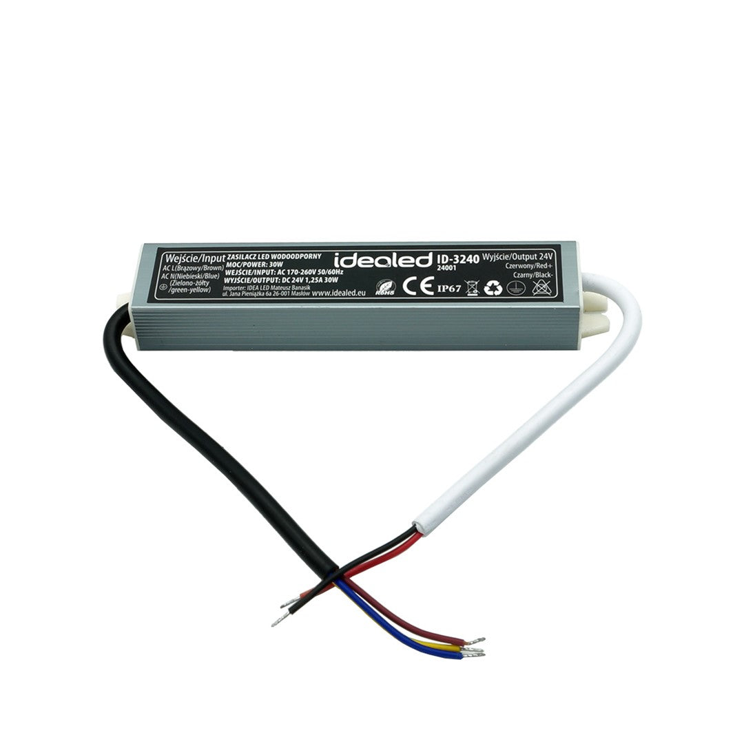 Komp. zasilania wodoodp. IP67 1,25A 30W24V DC