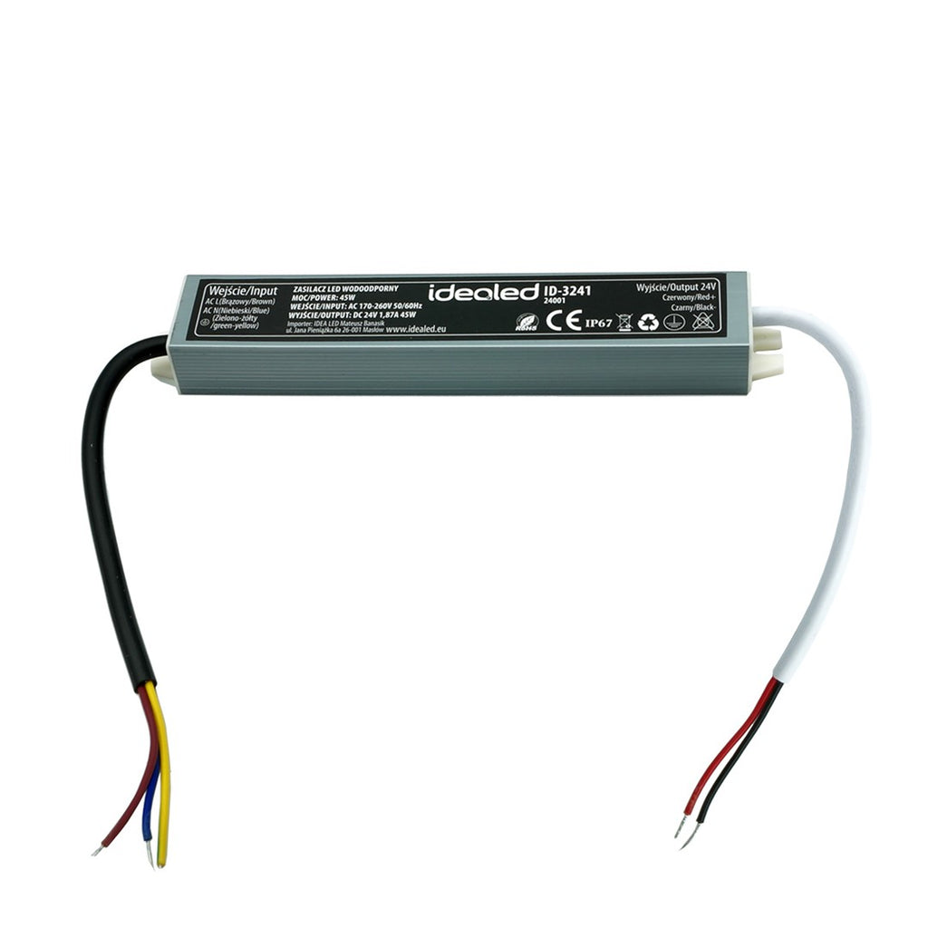 Komp. zasilania wodoodp. IP67 1,88A 45W24V DC