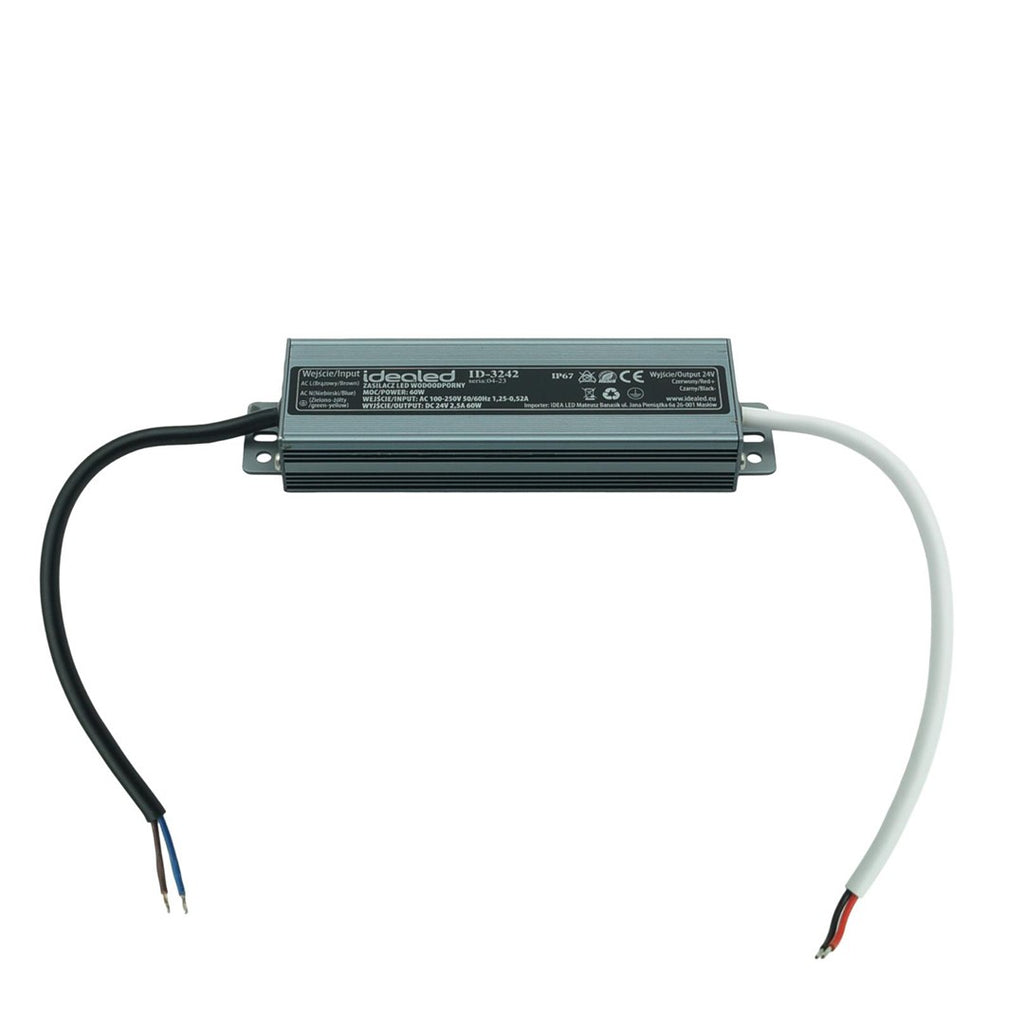 Komp. zasilania wodoodp. IP67 2,5A 60W24V DC