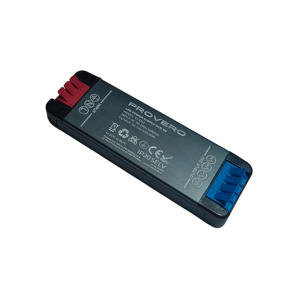 Ultrakompaktowy zasilacz UCD LED 2,5A60W 24V DC IP20